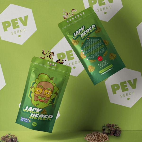 semillas feminizadas Jack Herer de Pev Seeds para cultivo