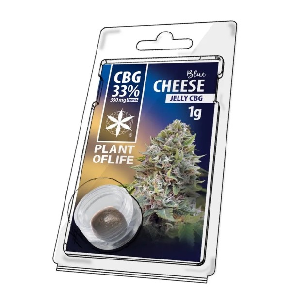 Bloques de hash CBD Jelly CBG Blue Cheese de Plant of Life