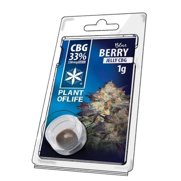 Bloques de hash CBD Jelly CBG Blueberry de Plant of Life