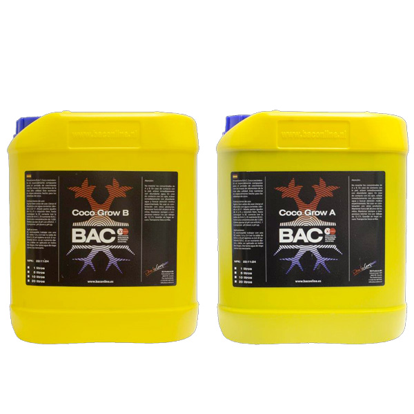Kit de cultivo en coco 5 litros BAC para plantas saludables