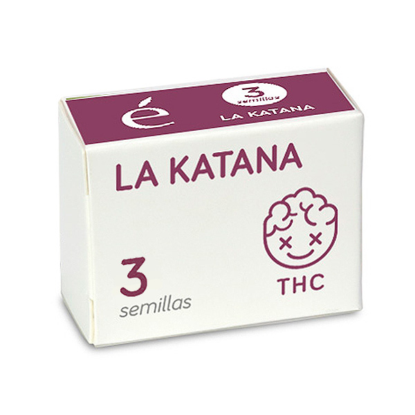 Tres semillas feminizadas La Katana de Elite Seeds para cultivo de cannabis