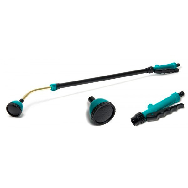 Lanza de riego extensible de plástico para jardín y huerto