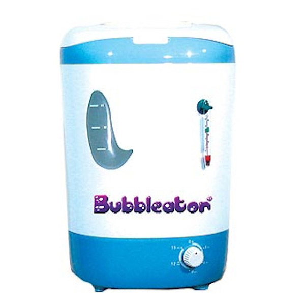 Lavadora Bubbleator B-quick con 3 bolsas para extracción de resina