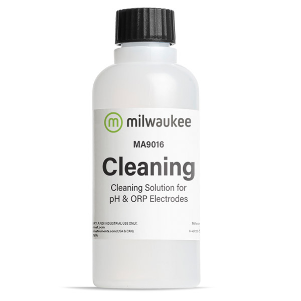 botella de limpieza para electrodo Milwaukee 230 ml para medición de pH y EC