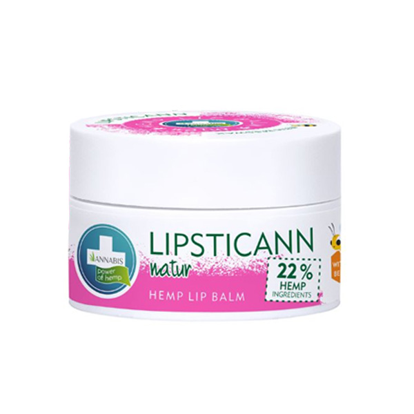 Frasco de Lipsticann 15 ml de Annabis para cuidado labial con CBD