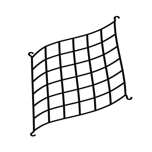 Malla ajustable para armario en plástico resistente