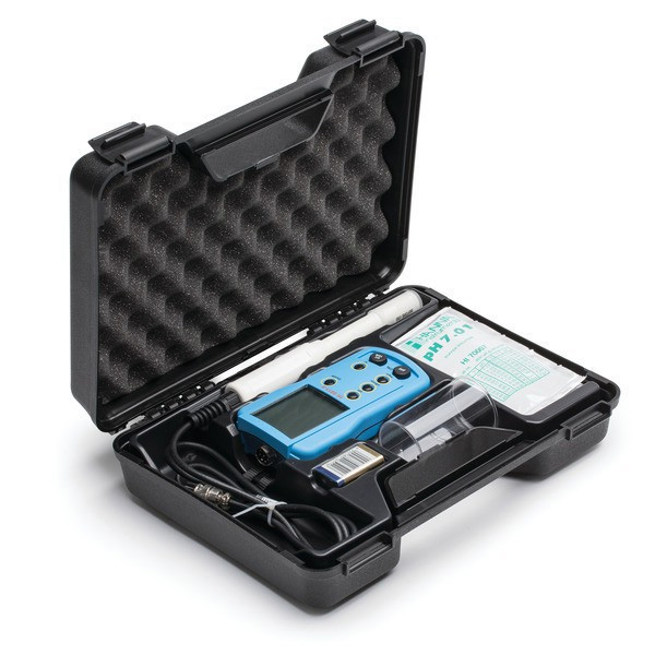 Medidor portátil Hanna HI9811-5 para pH, EC y TDS en maletín