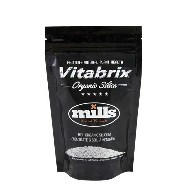 Envase de Mills Vitabrix fertilizante para plantas