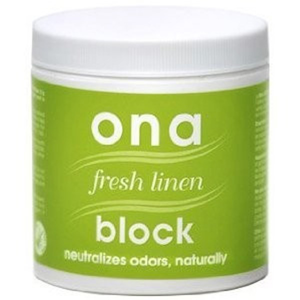 Ona Block Fresh Linen control de olores bloqueador de olores 170 gramos