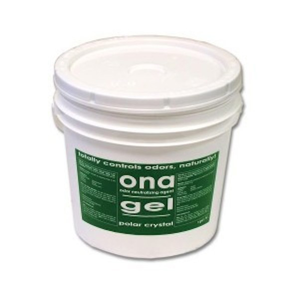 Envase de Ona Gel Polar Crystal para control de olores en grow shop