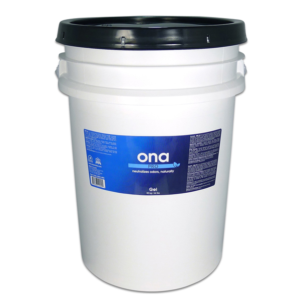 Envase de Ona Gel Pro para control de olores en interiores