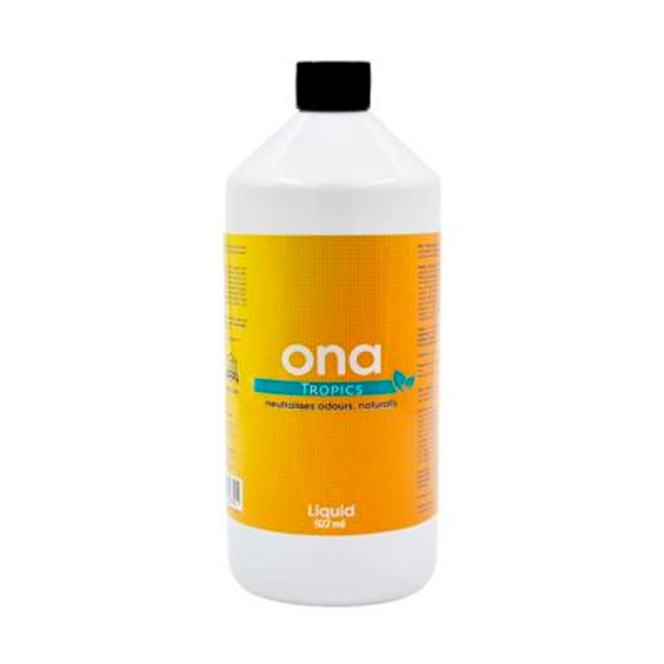 Botella de Ona Líquido 922 ml aroma Tropics para control de olores