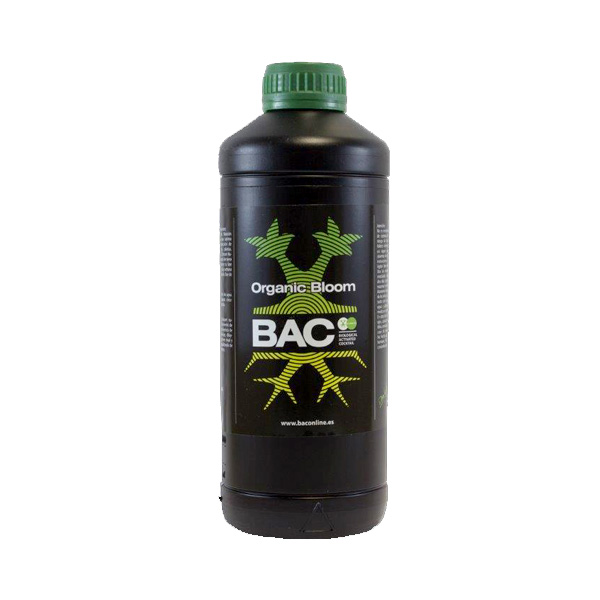 Botella de 1 litro de fertilizante líquido Organic Bloom para cultivo