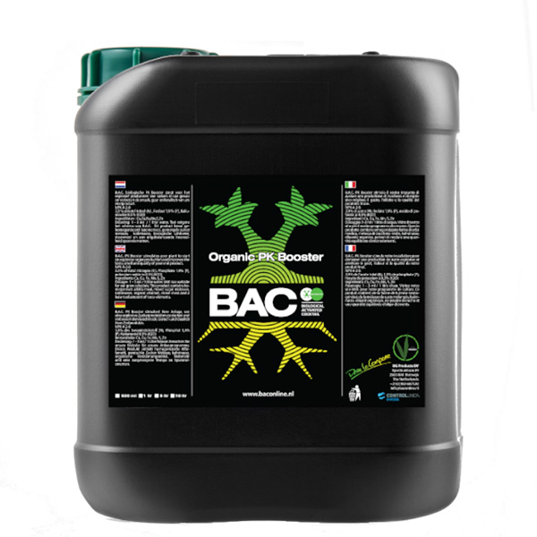 Botella de 20 litros de Organic PK Booster para cultivo