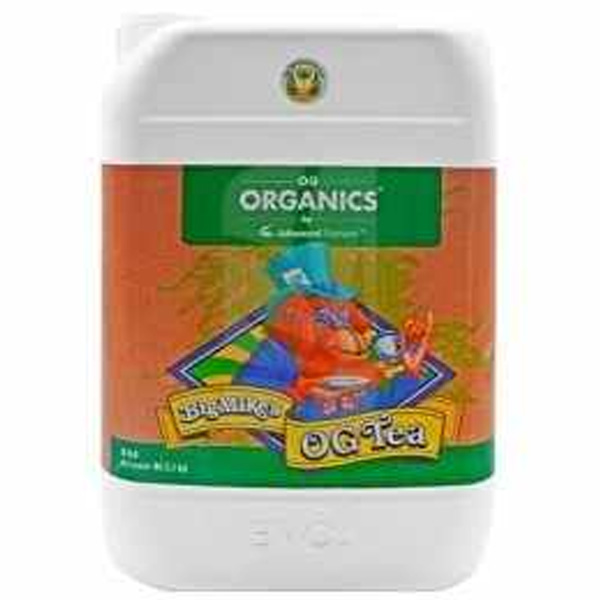 Envase de 10 litros de té orgánico Big Mike para cultivo