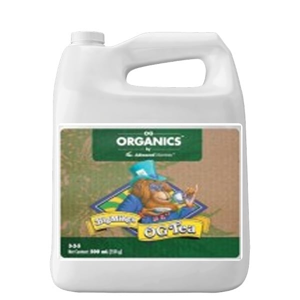 Botella de 5 litros de fertilizante líquido Organic Tea Big Mike para cultivo