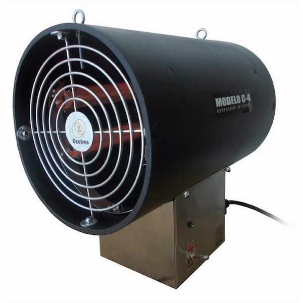 Ozonizador C-12 para control de olores en espacios
