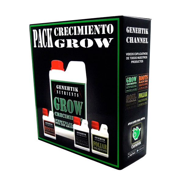 Pack Crecimiento Genehtik Nutrients