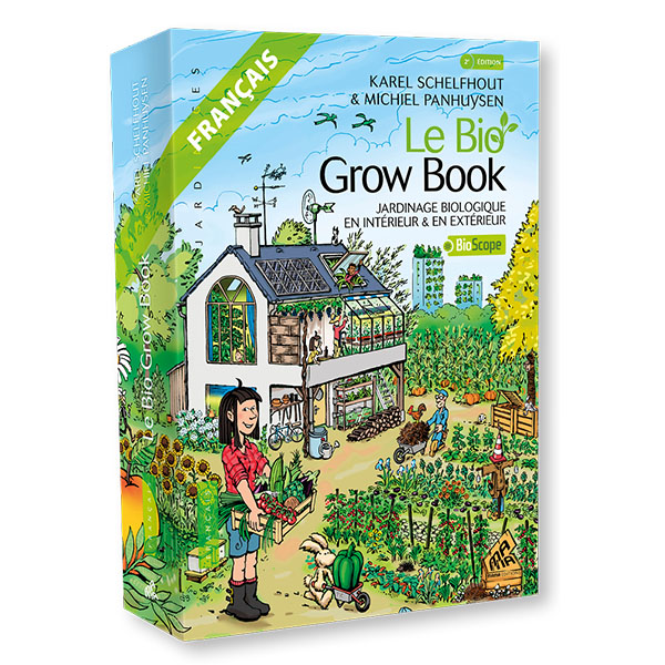 Portada del libro Bio Grow Book en francés, guía de cultivo ecológico