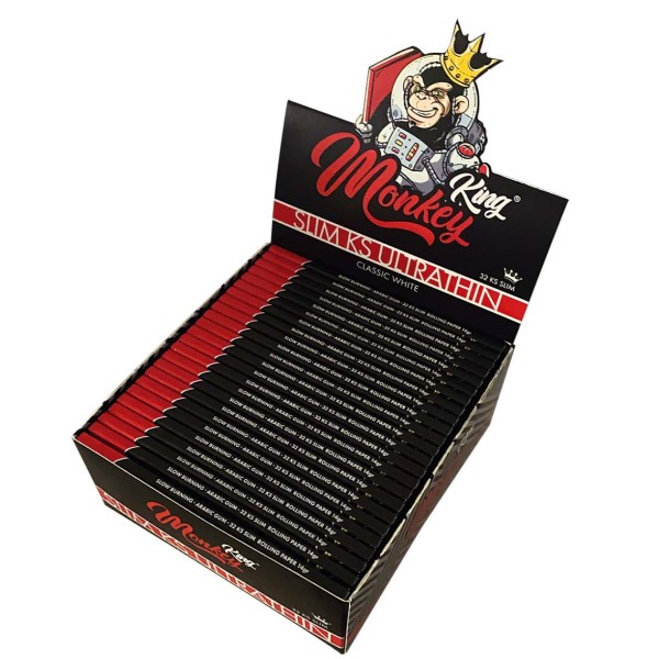 Papel de fumar Monkey King Size Slim Ultra Thin paquete 50 unidades