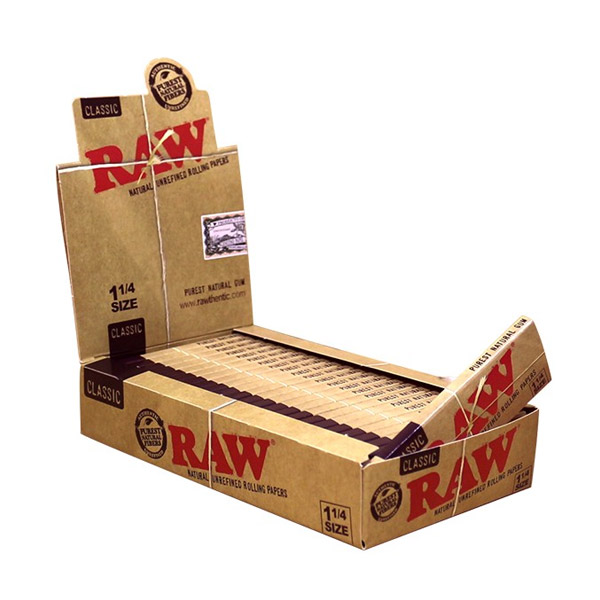 Paquete de papel RAW Classic 1.1/4 para enrollar