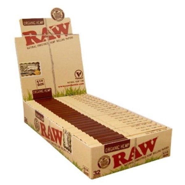 Papel Raw Organic 1.1/4 para liar de la marca Papel RAW