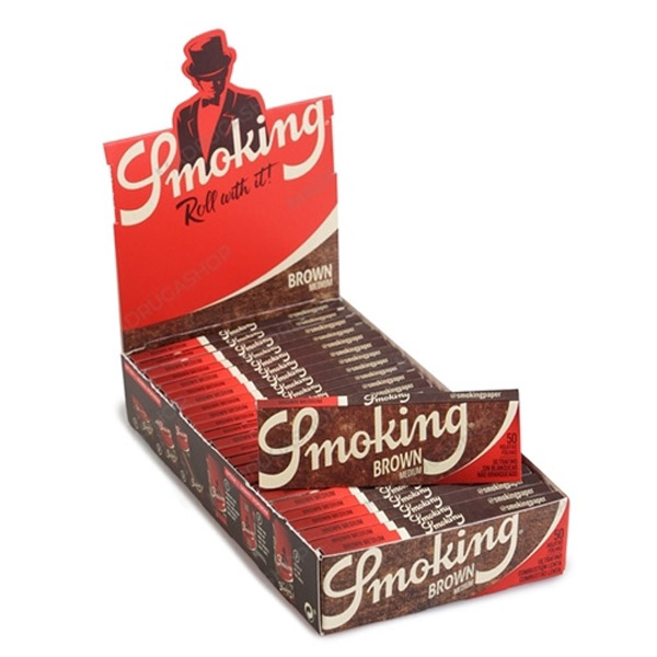 Papel de fumar Smoking 1.1/4 Brown en librillos