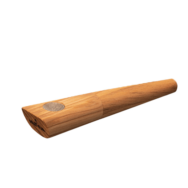 Pipa Acti-Tube de madera de olivo para fumar