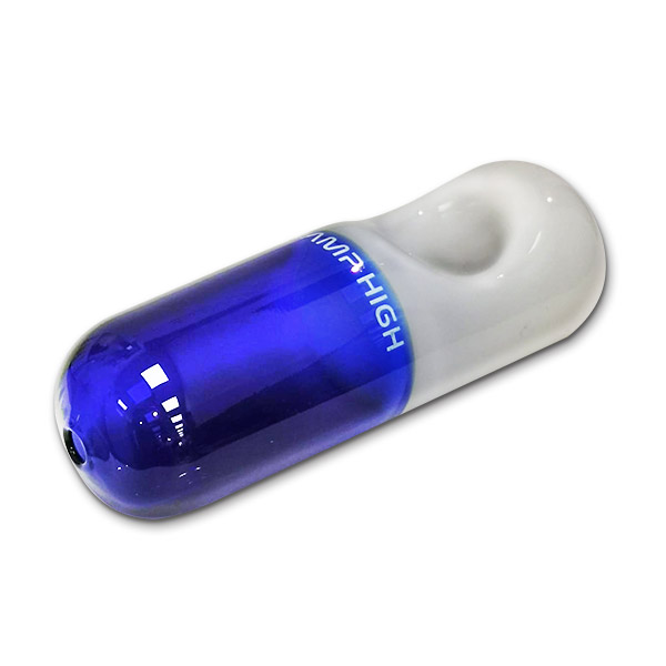 Pipa de cristal transparente de 10 cm para uso en parafernalia