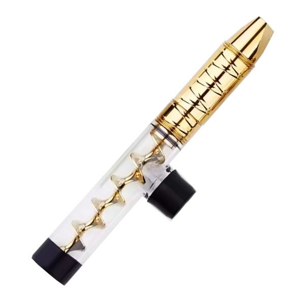 Pipa metálica y de cristal Twisty Blunt para uso en pipas-metal