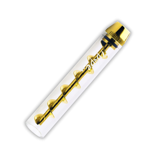 Pipa de metal y cristal Twisty Blunt Original para fumar