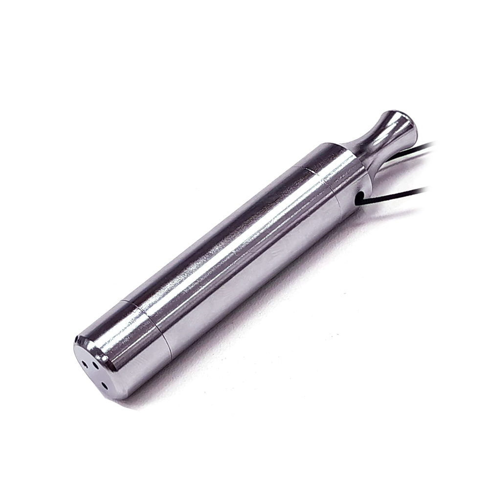 Pipa metal enfriadora Torpedo Silver 80 mm para fumadores