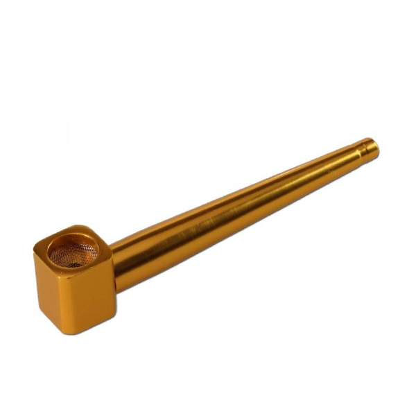 Pipa metálica color dorado para uso con conos de 95 mm