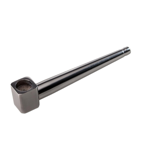 Pipa metálica Roller Cones gris de 95 mm para fumadores