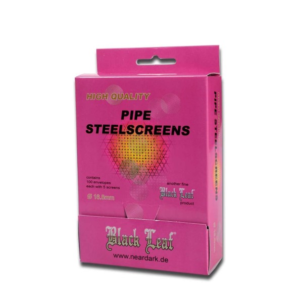Rejillas de acero 16.5 mm para bongs, pack de 5 unidades