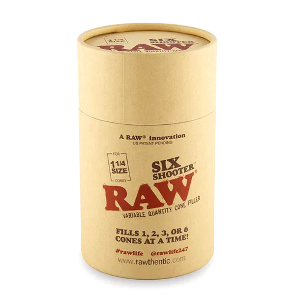 Rellenadora de conos Raw Six Shooter 1.1/4 para liado rápido