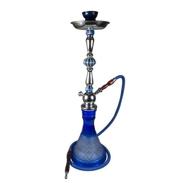 Shisha Sahbi Blue de 62 cm para uso en fumadores