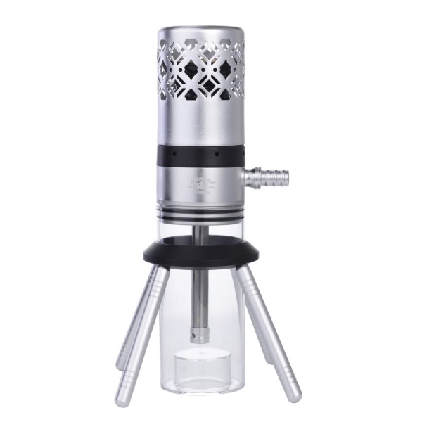 Shisha Sefrou Silver de 28 cm para uso en hookah
