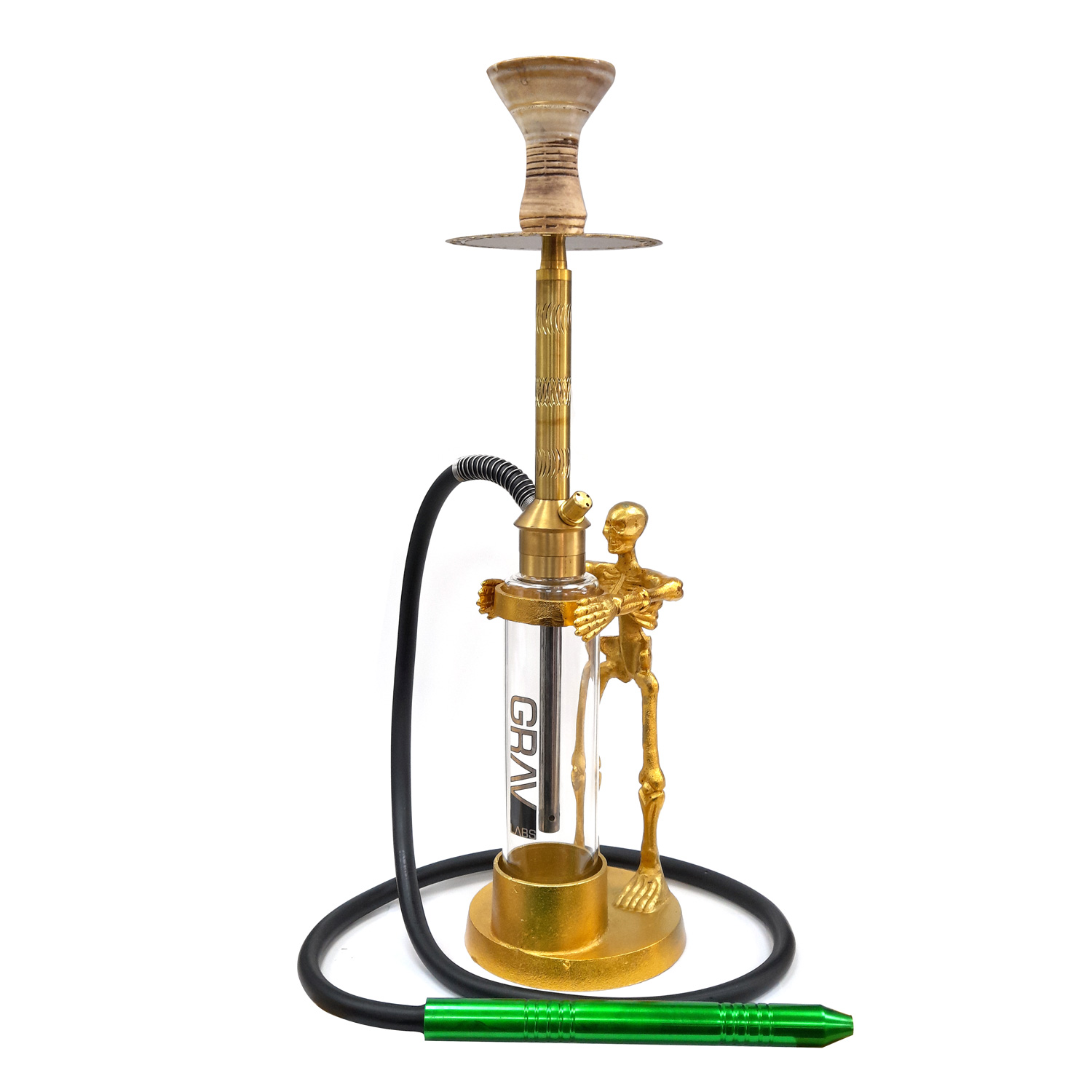 Shisha Skeleton de 63 cm para fumar en grupo