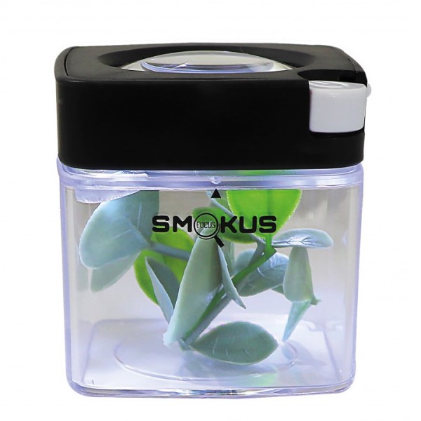 Envase hermético Smokus Focus Comet Black para conservación