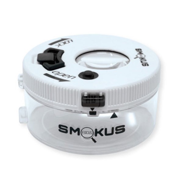 Envase Smokus Focus Jetpack White para almacenamiento hermético