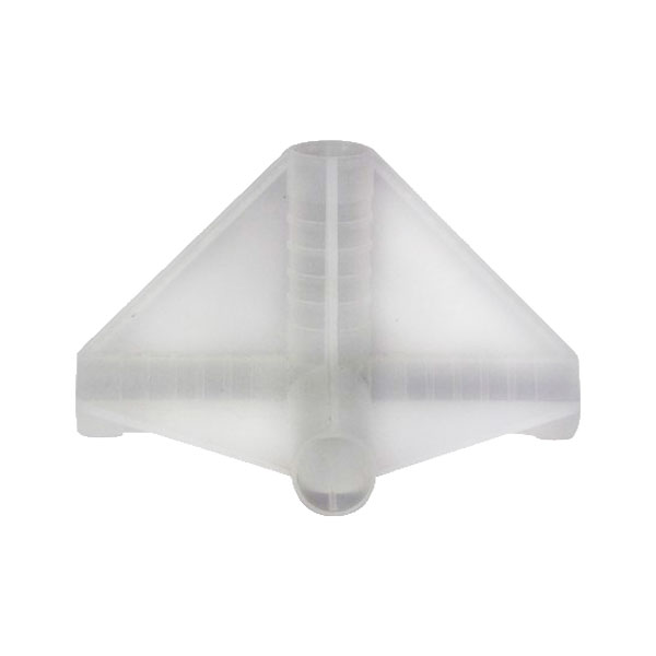 Unión esquina de 4 ejes con diámetro 16 mm para armarios y accesorios