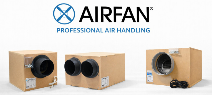 Caja AIRFAN SOFT-Box de alta capacidad para ventilación silenciosa en cultivo interior