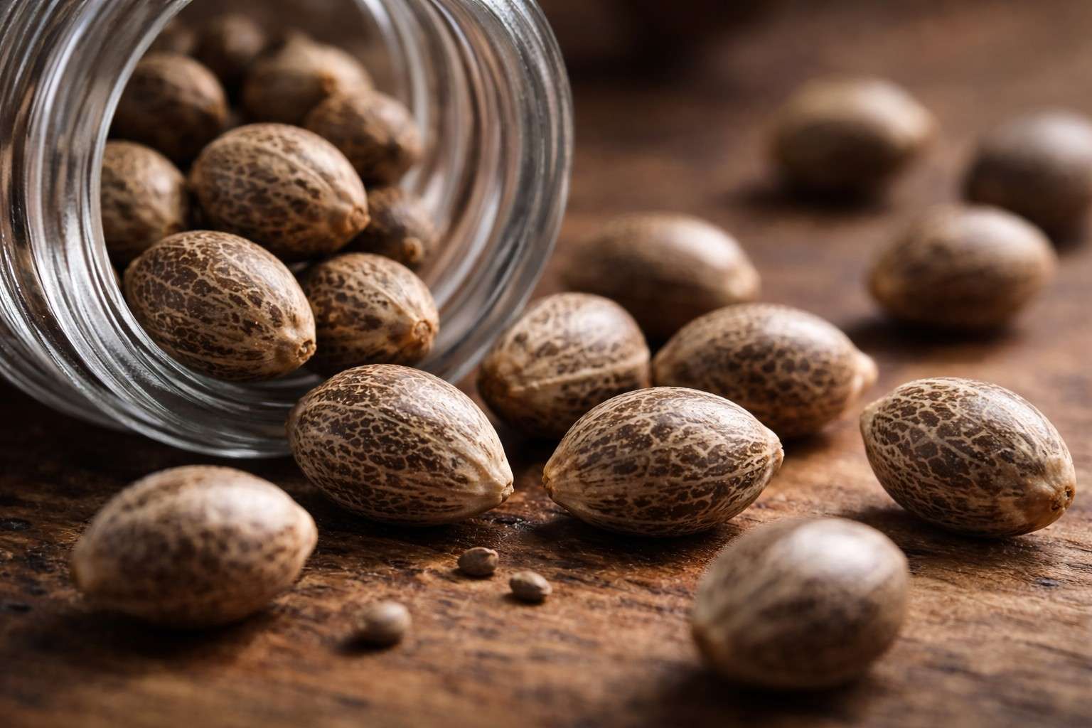 Semillas de marihuana conservadas correctamente para mantener su viabilidad