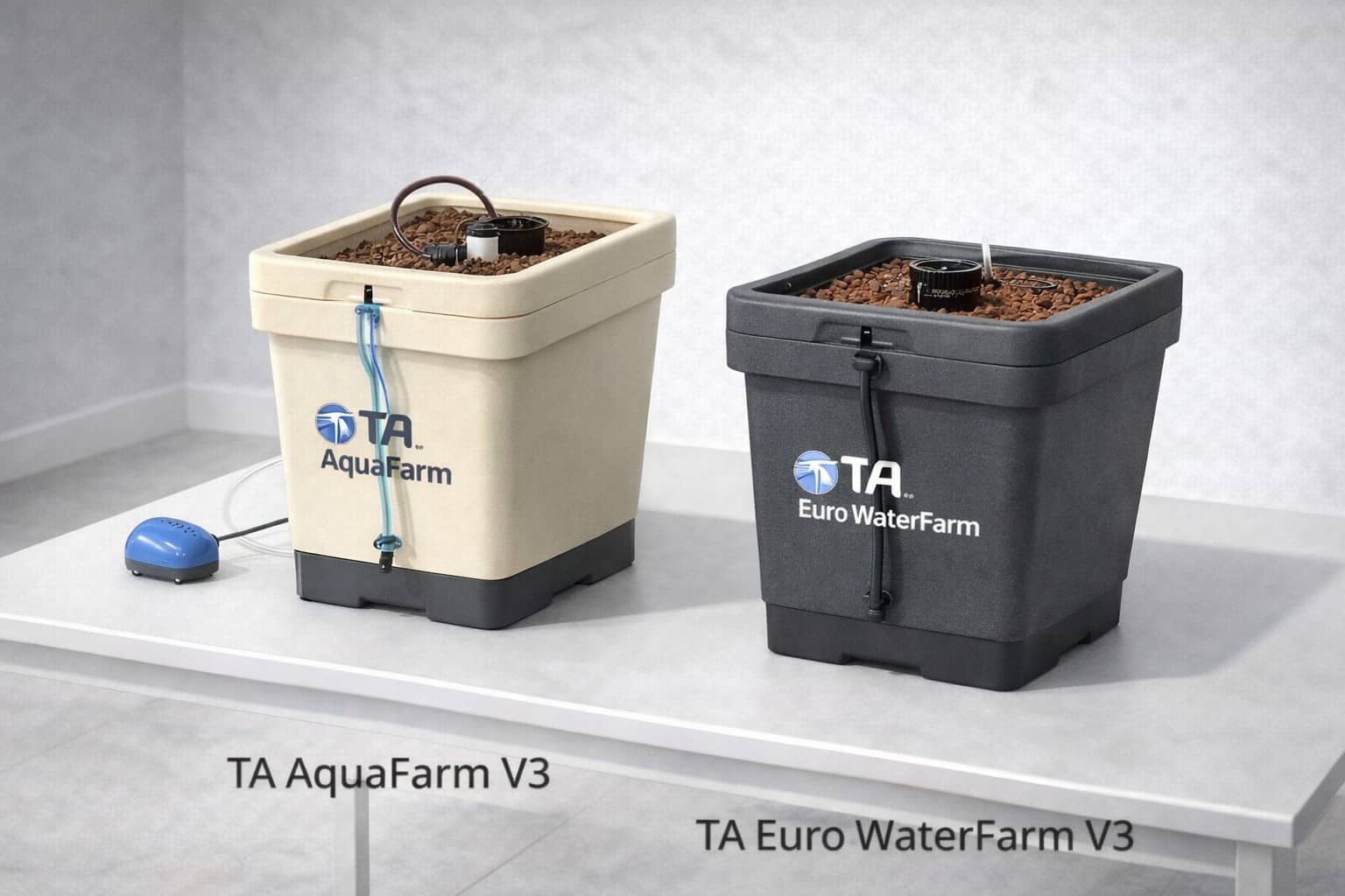 Sistemas hidropónicos AquaFarm V3 y Euro WaterFarm V3 de Terra Aquatica
