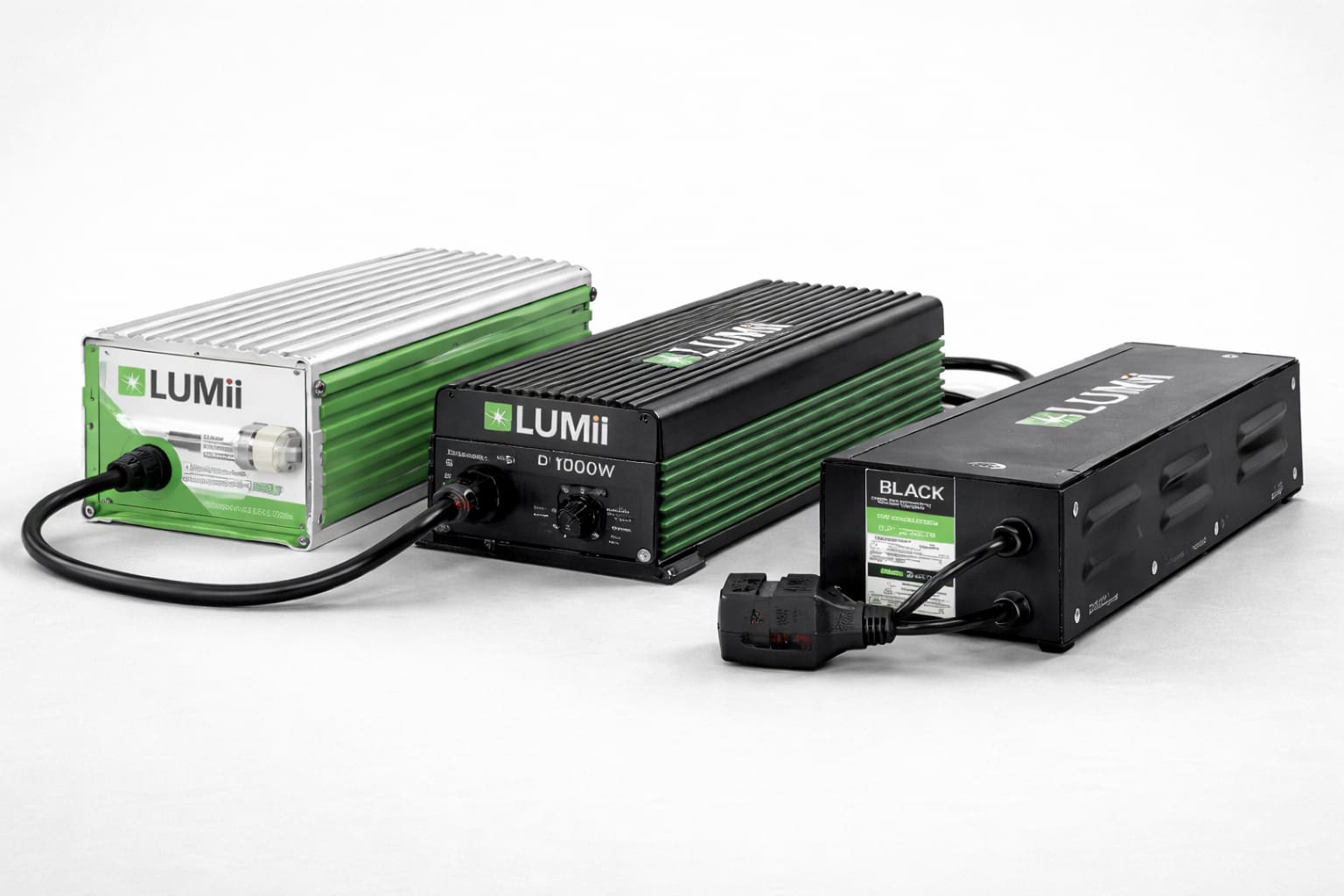 Balastros electrónicos Lumii regulables y clase II para cultivo interior