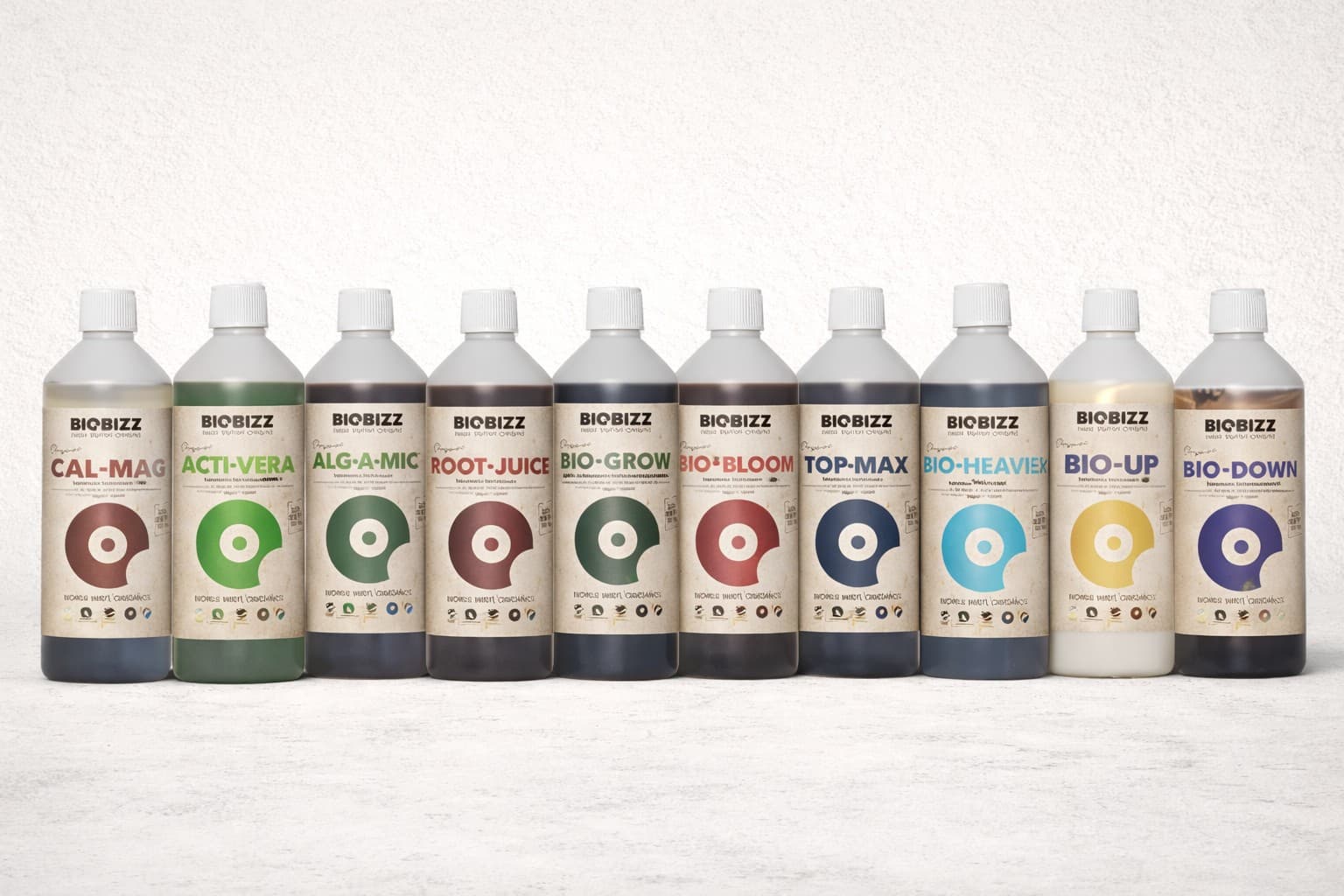 Catálogo completo de fertilizantes orgánicos Biobizz