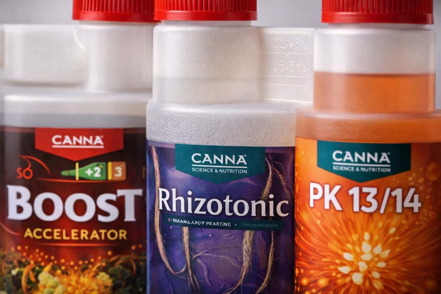 Boost Rhizotonic y PK 13/14 de CANNA