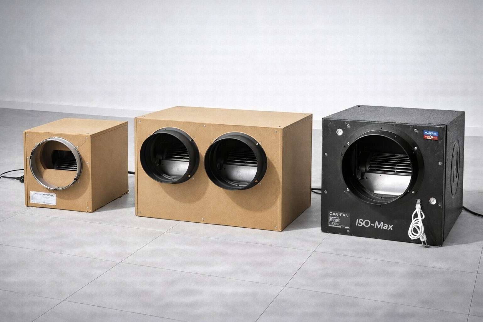 Cajas extractoras insonorizadas para sistemas de extracción de aire en cultivo indoor de alto rendimiento