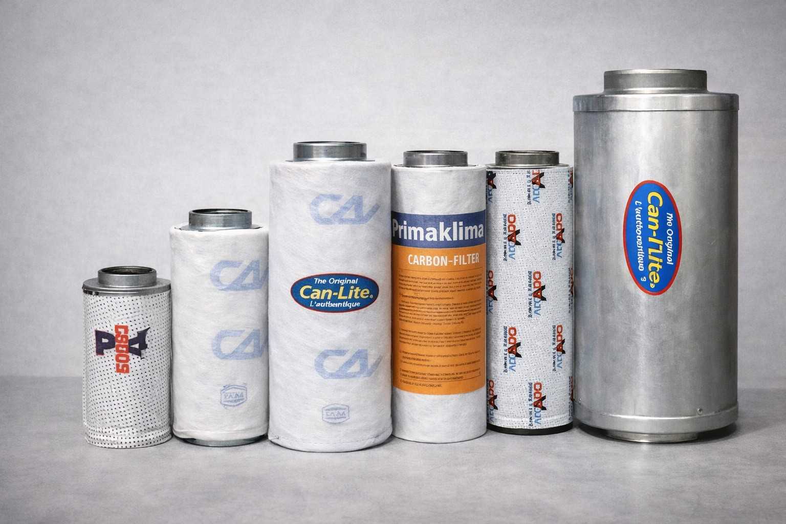 Filtros antiolor de carbón activo Can-Lite y Can-Filters para cultivo indoor de marihuana y cannabis